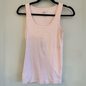 Light Pink Ribbed Tank